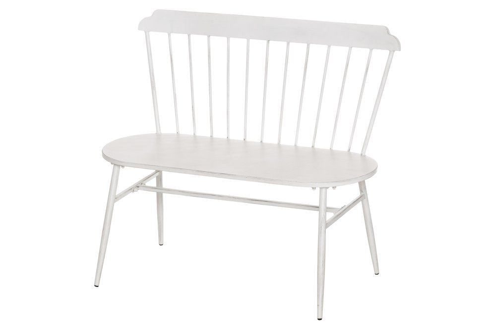 4Living Toggle havebænk i sort 100 x 53 x 87 cm