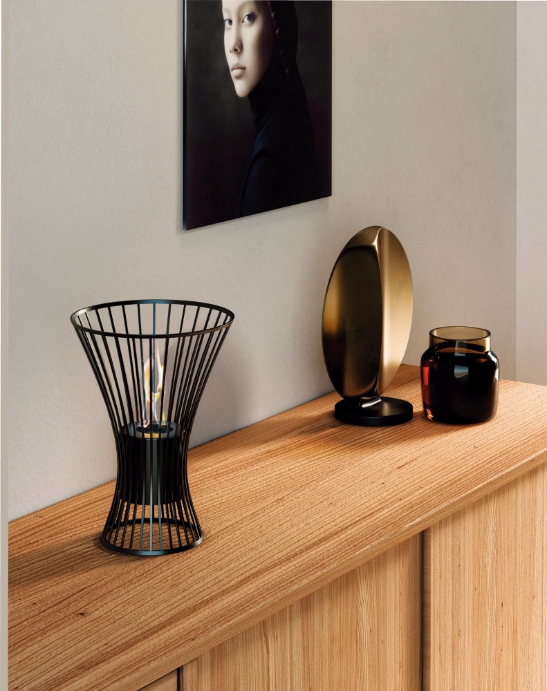 Nortiq York biopejs i sort, bordmodel