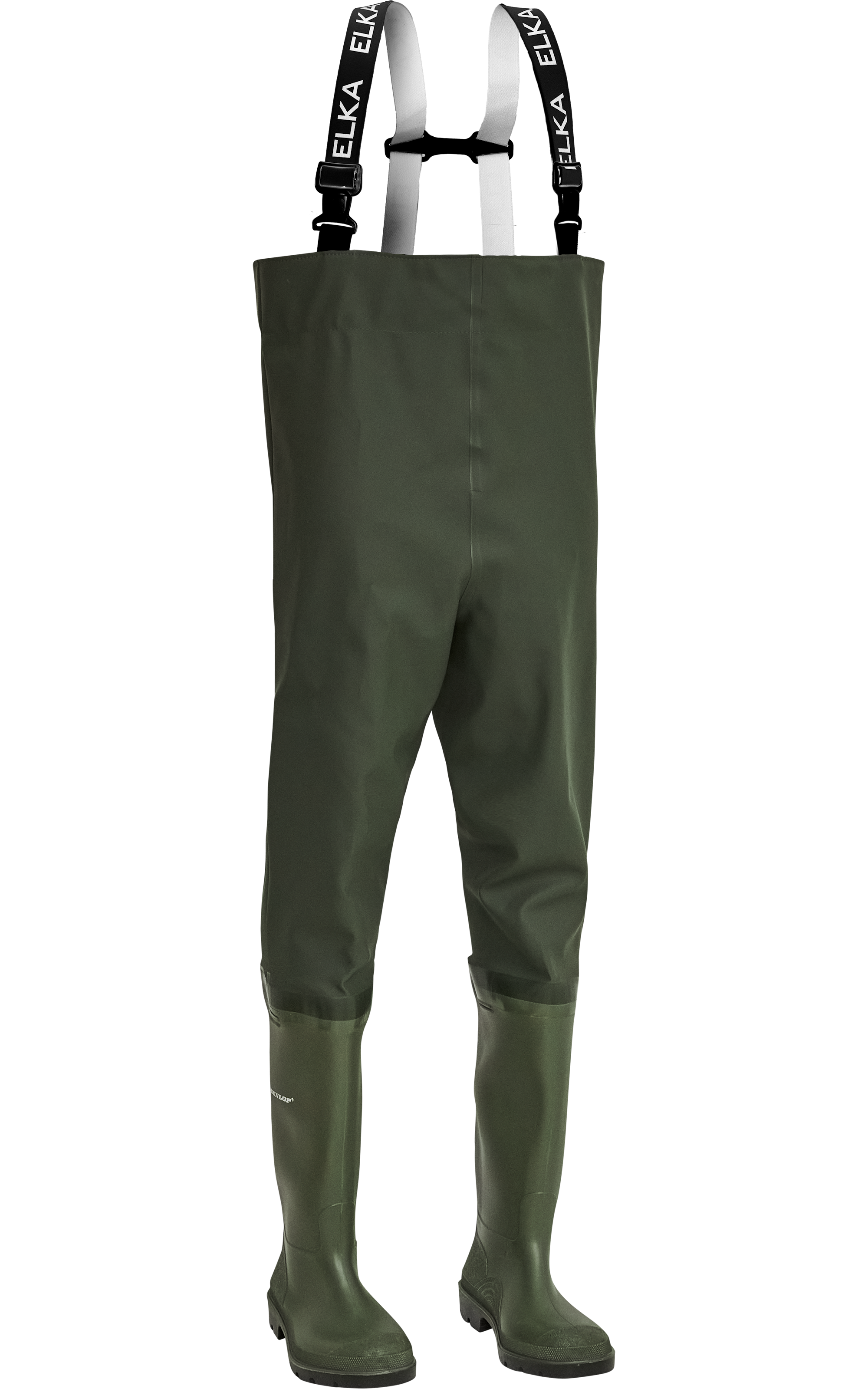 Elka Waders - Oliven - Længde 91 cm - 49/50