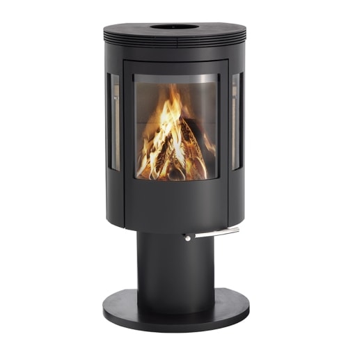 Kaminexperten WellDone brændeovn på piedestal