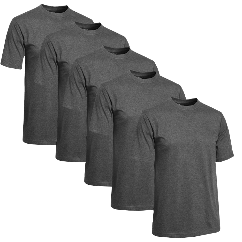 Clique T-shirt Herre 5-pack Grå