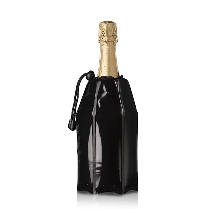 Vacu Vin Active Cooler Champagne Black vinkøler