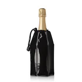 Vacu Vin Active Cooler Champagne Black vinkøler