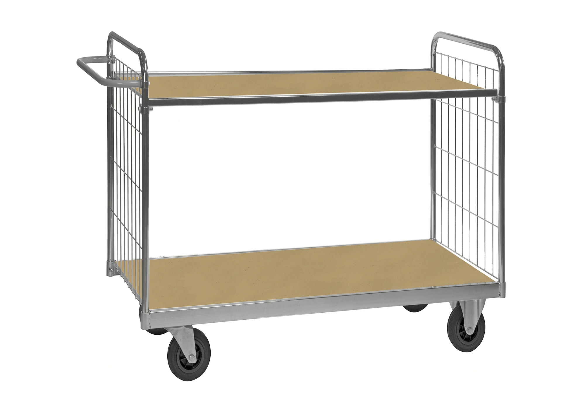 Kongamek elektrogalvaniseret ESD hyldevogn 9000-serien KM9000-2S-ESDB