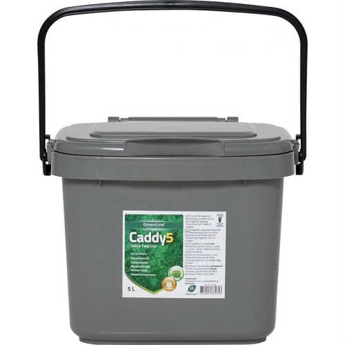 Greenline kompostspand / affaldsspand i grå på 5 liter