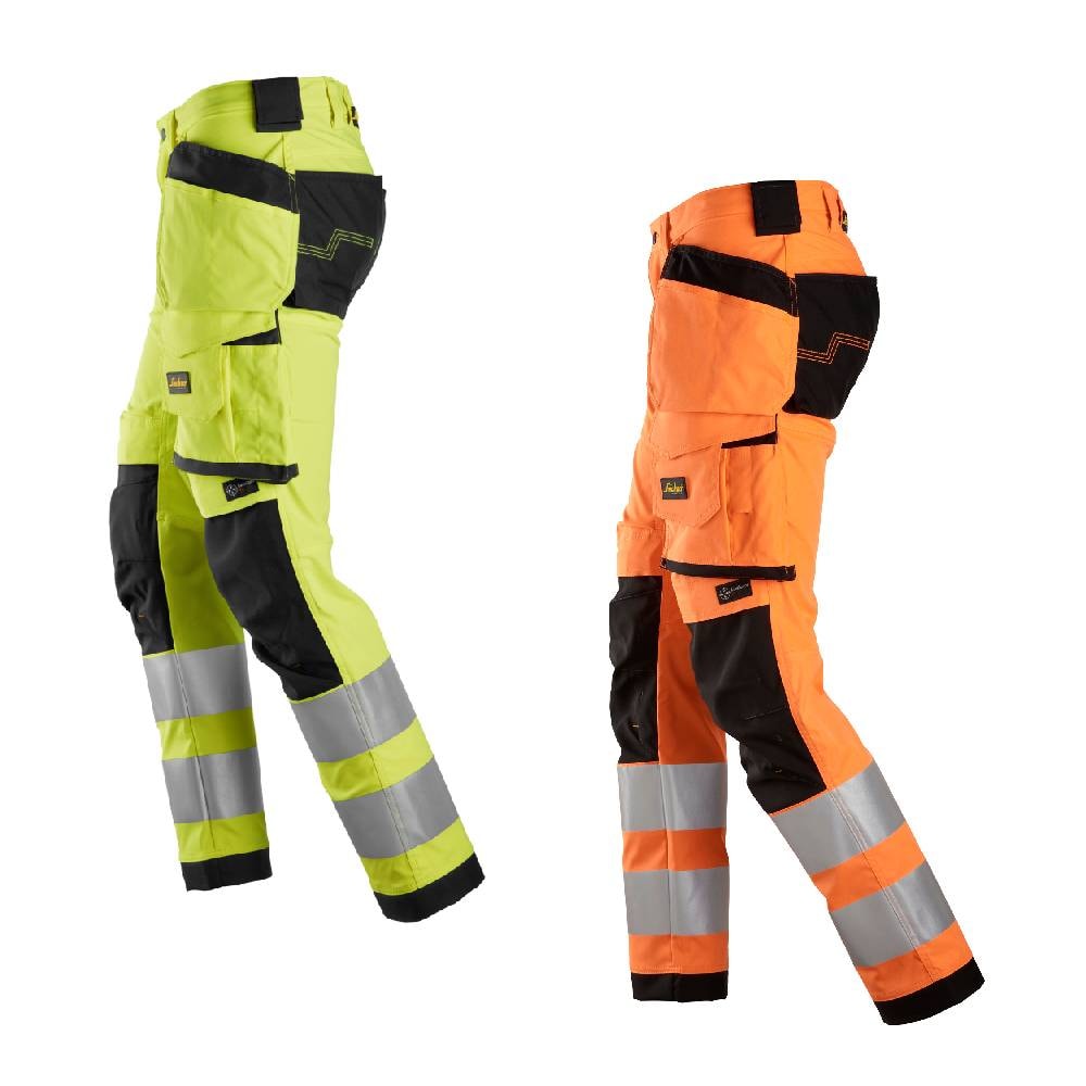 Snickers 6243 AllroundWork High-Vis stretch buks
