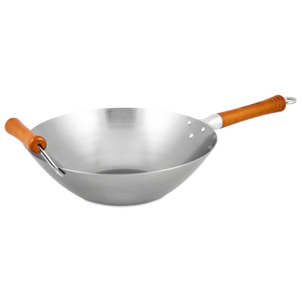 Ken Hom Excellence Carbon wok i stål Ø32 cm - Gryder og pander, Køkkengrej