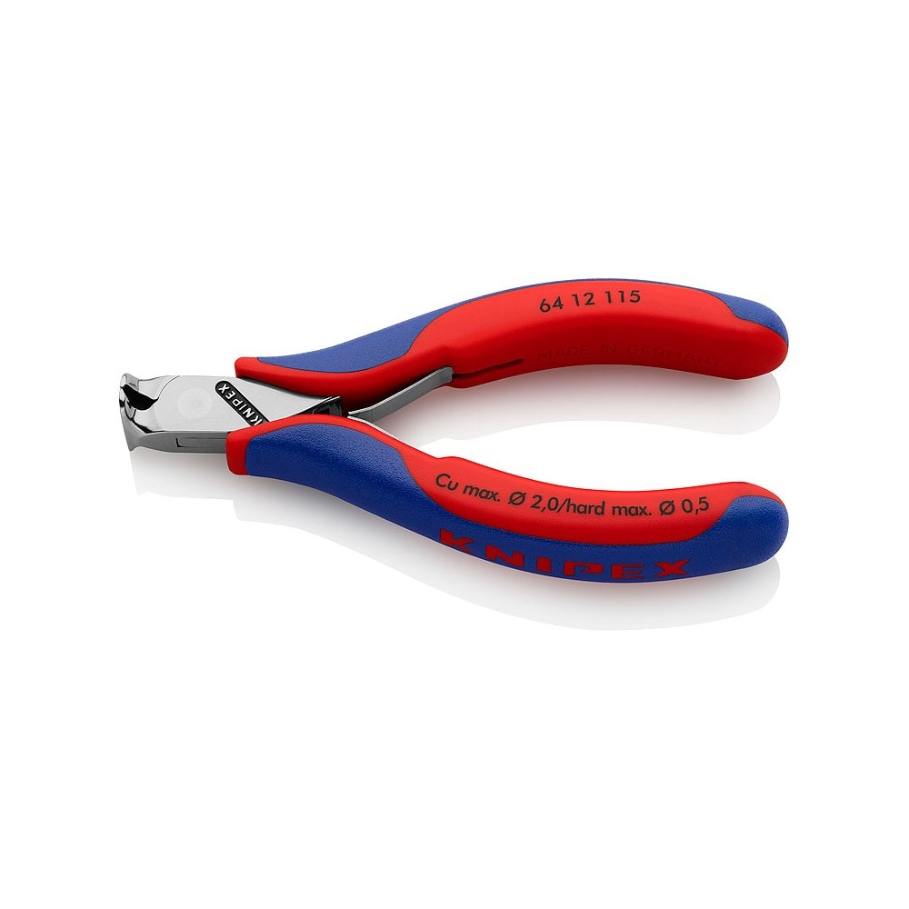 Knipex elektronik-forbidetang med flerkomponent greb 115 mm