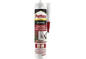 Pattex Bygge- & Sanitetssilikone 280 ml Hvid