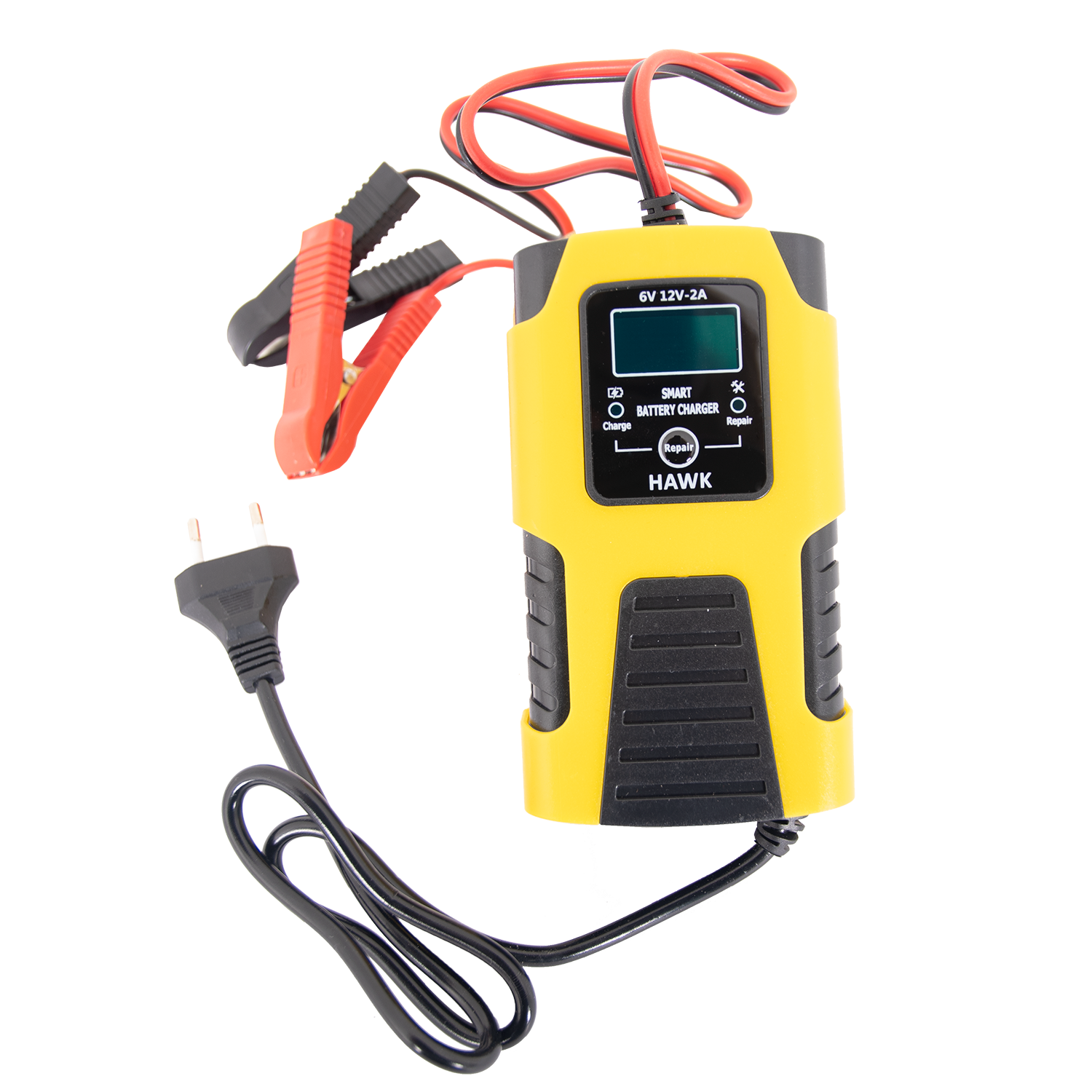 Hawk blycelleoplader til både 6v og 12v batterier