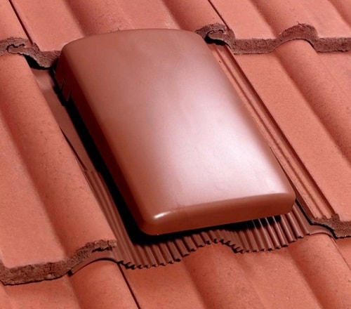 Tacodan universal taghætte antracit m. adapter til de fleste tagsten