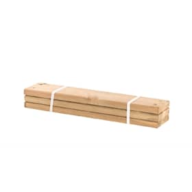 Plus 3 stk. planker i lækretræ til Pipe 28 x 120 mm x 60 cm 17813-3