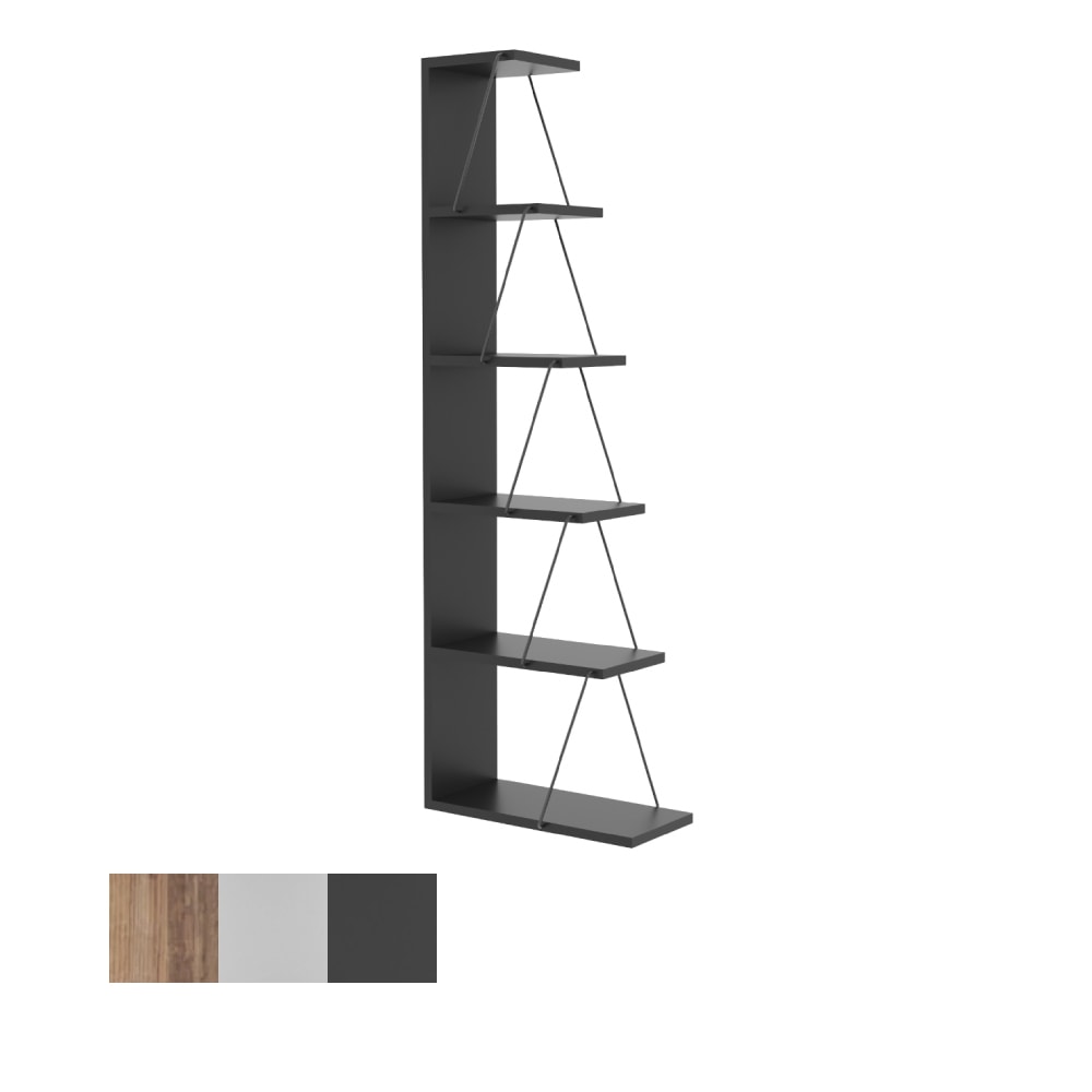 Daylife Tlos bogreol i antracit 50 x 150 cm