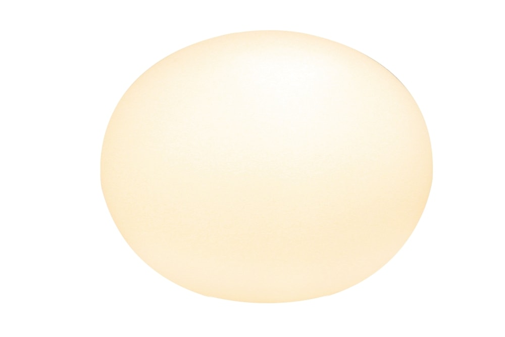 Aneta Lighting Globus bordlampe i hvid glas Ø24 cm