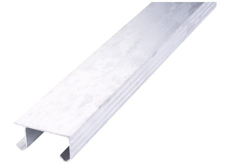 Svalk dobbelt skydeskabsskinne 6,0 m. bæreevne 20-30 kg.