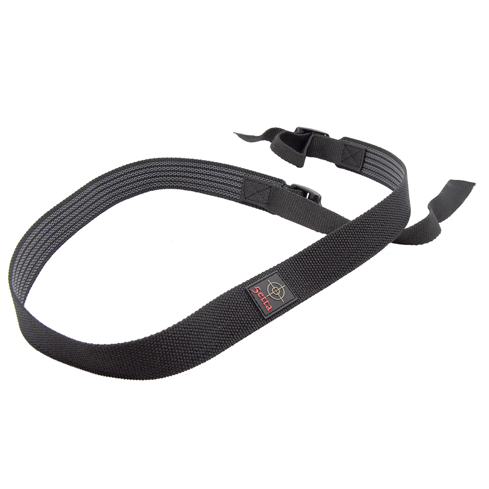 5etta Våbenrem Sort Nylon