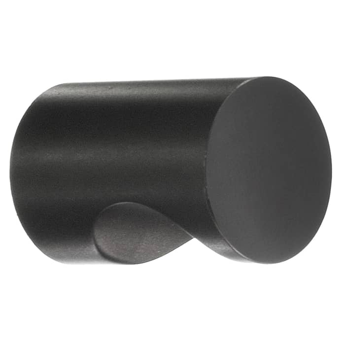 Beslagsboden møbelknop i sort Ø18 mm