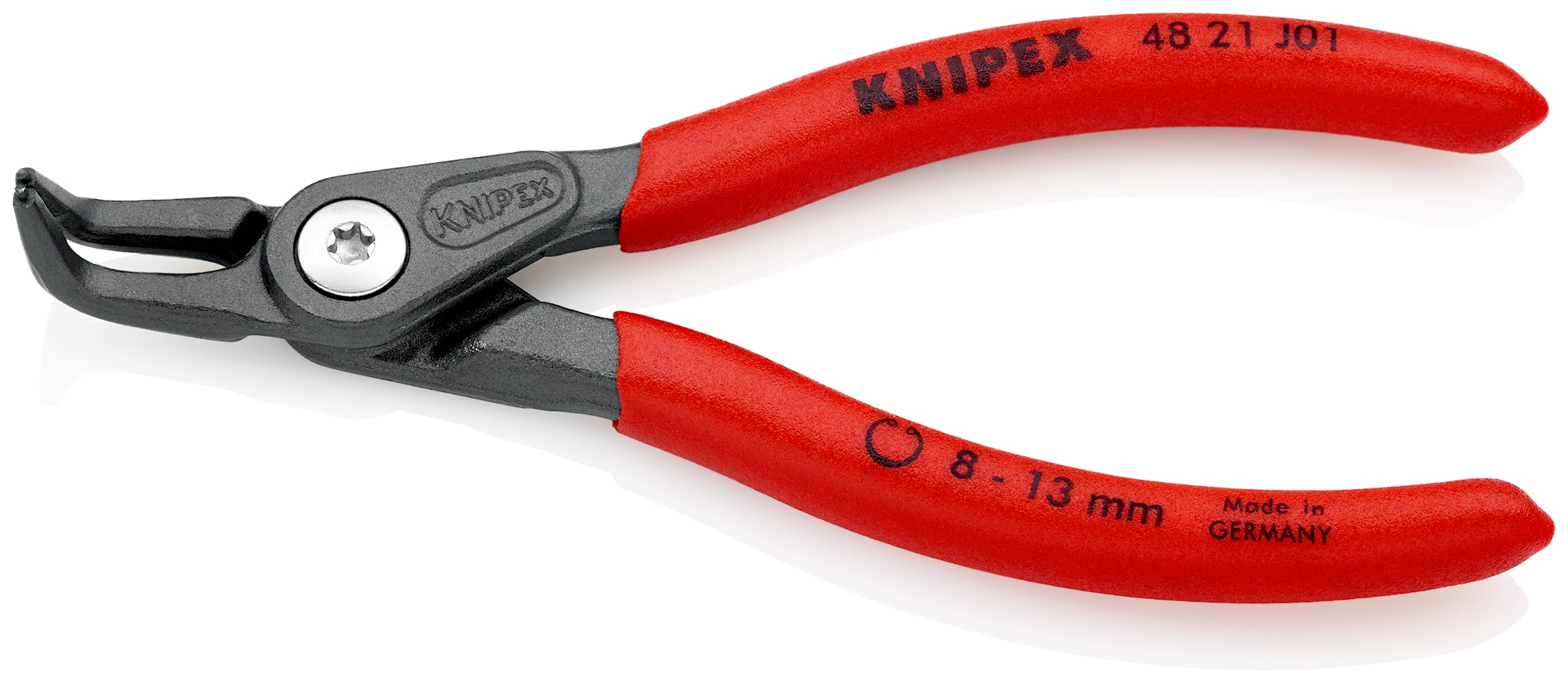 Knipex præcisions-låseringstang til indvendige ringe grå atramenteret 210 mm