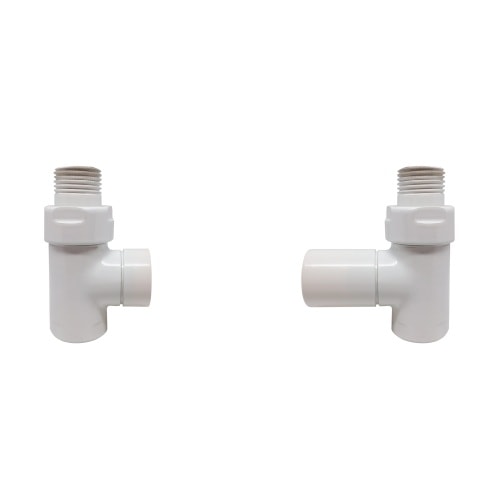 Kriss Cylinder Manuel ligeløbende ventilsæt i hvid