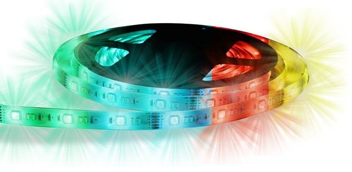 FESH Smart LED Light-strip Multicolor med adaptor 24W 5 meter