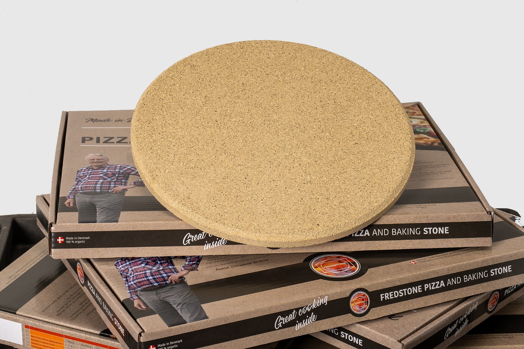 Fredstone bage- og pizzasten til grill Ø36 cm x 16 mm