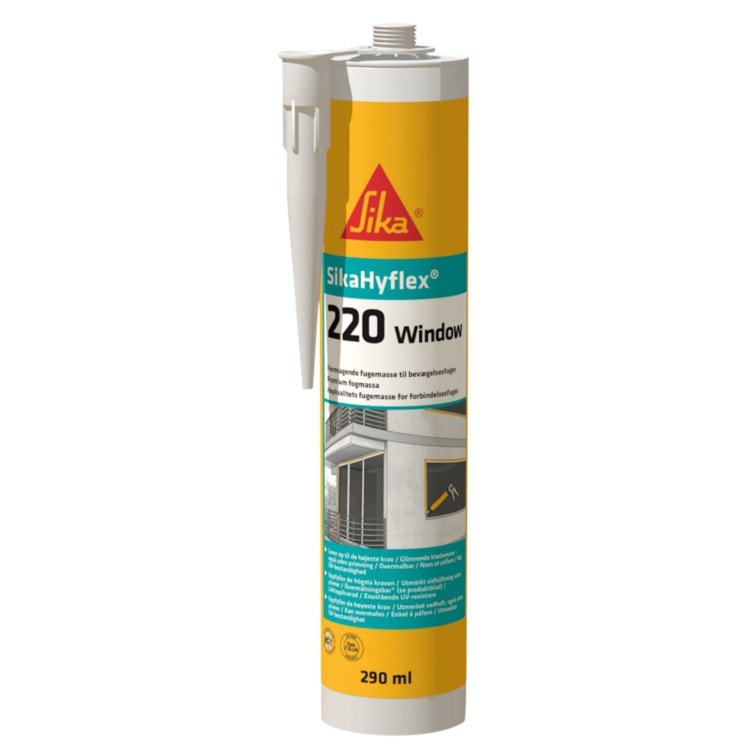 Sika SikaHyflex-220 Window fugemasse hvid 290 ml