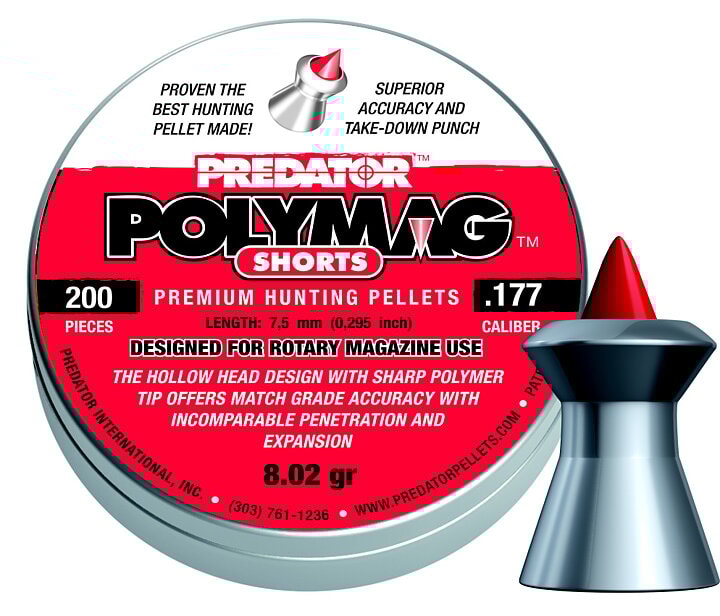JSB Predator Polymag Shots, 4,50 mm - 0,520 g