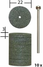 Proxxon silicum slibesten. 10 stk.Proxxon nr. 28304
