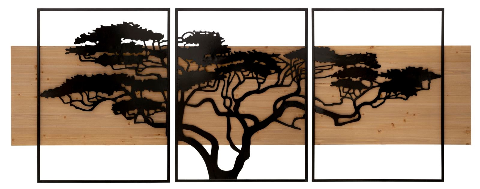 Mauro Ferretti Lagos vægdekoration 204 x 2 x 80 cm 3 dele