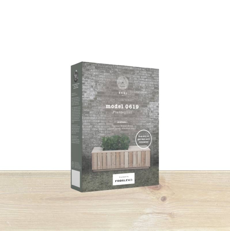 ARKI byg-selv kit planteplint i NTR trykimprægneret fyr