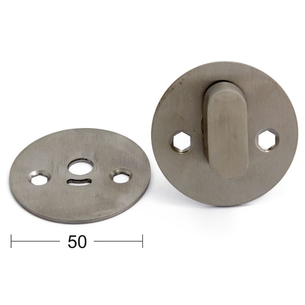 Habo toiletbesætning 2 mm i børstet rustfri stål