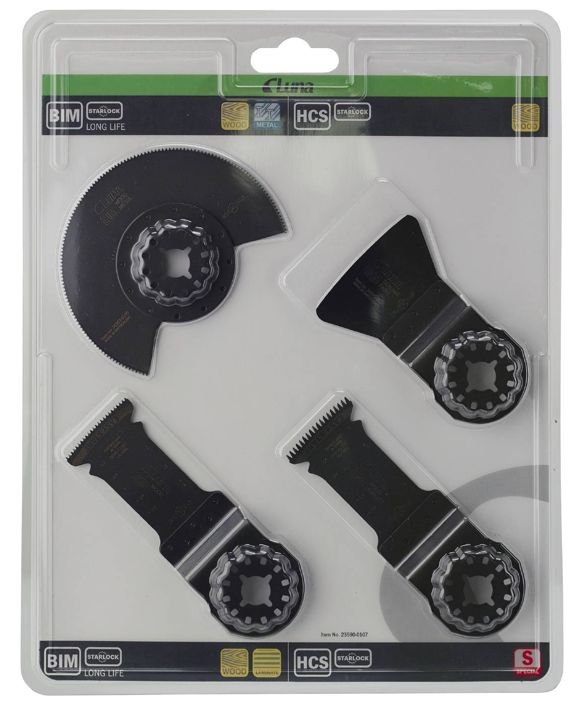 Luna multiværktøjssæt SL med Starlock fatning 4 dele