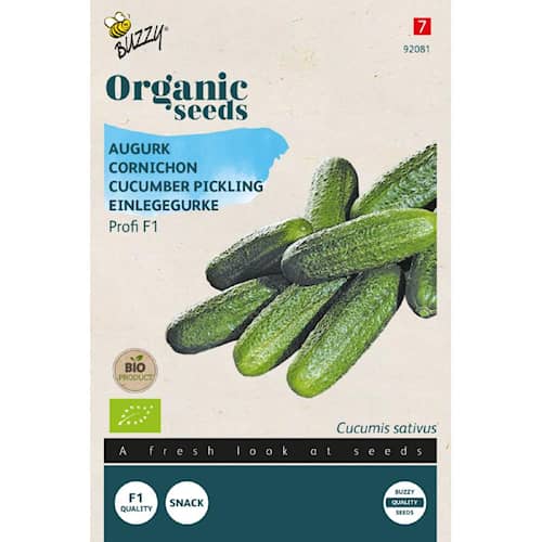 Buzzy Organic sylteagurk Profi F1 økologiske frø