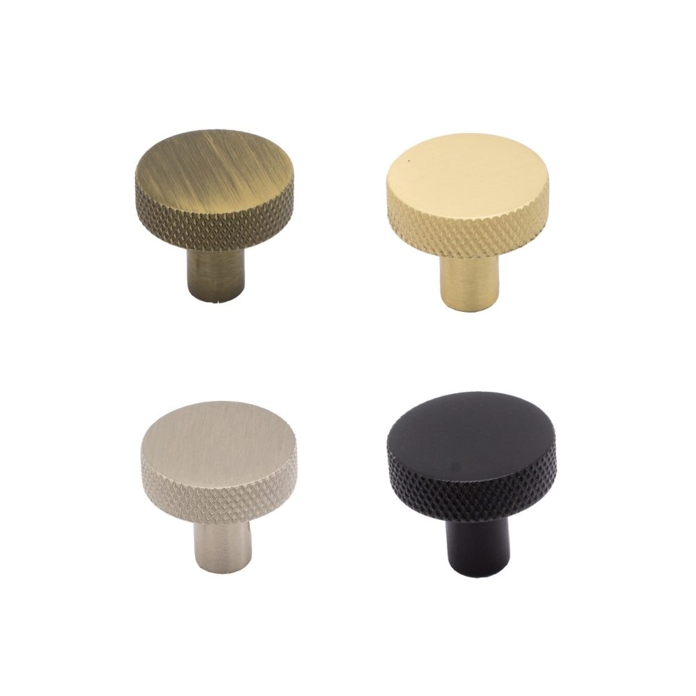 Beslag Design Flat knop antik bronze 26 mm