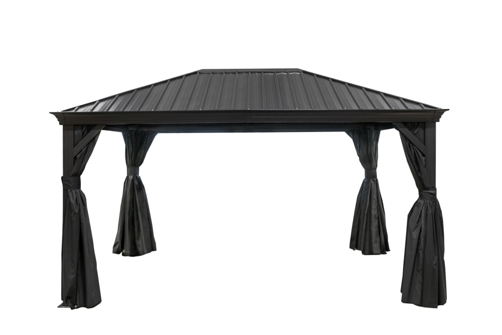 Sojag Marsala havepavillon i antracit med ståltag