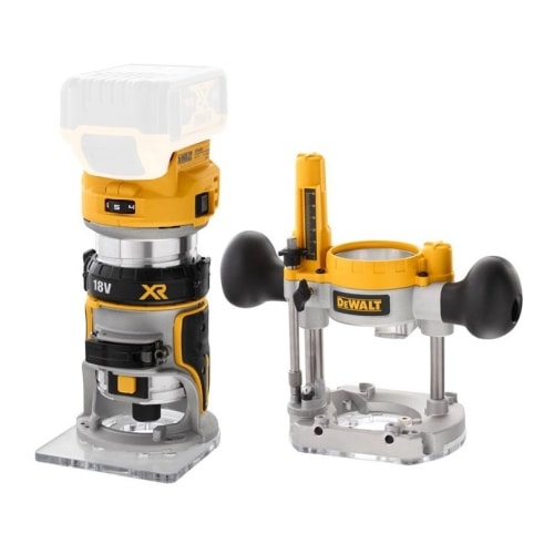 Dewalt DCW604N-XJ 18V overfræser komplet uden batteri og lader ...