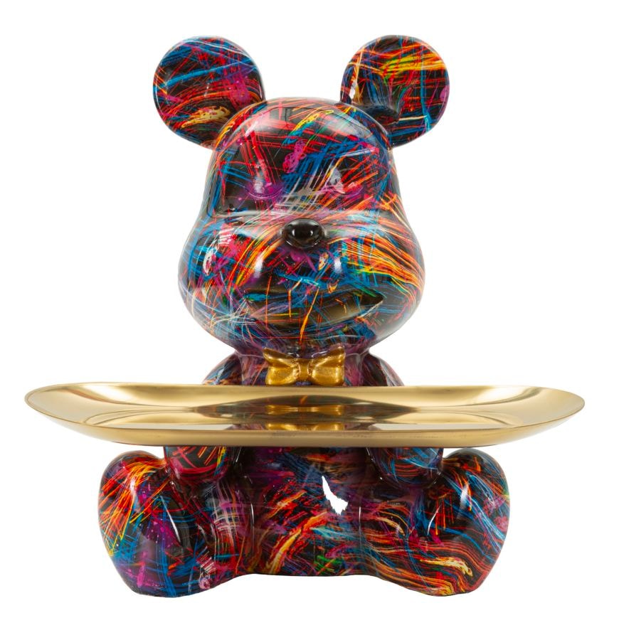 Mauro Ferretti Dog Psyco A figur med bakke 17 x 15 x 22,5 cm