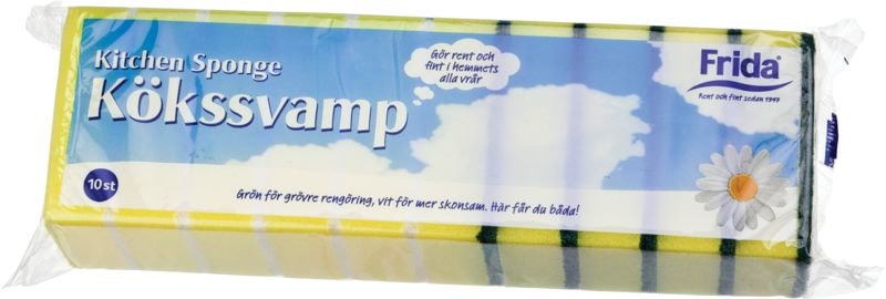 Duab Køkkensvamp 10-pak