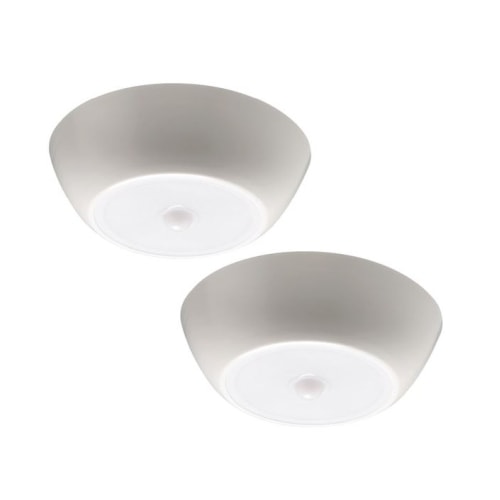 Mr Beams UltraBright Ceiling Light sensorlampe på batteri i hvid 2 stk.