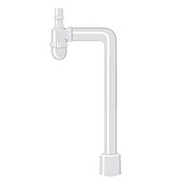 Hafa vandlås i hvid med L-bøjning