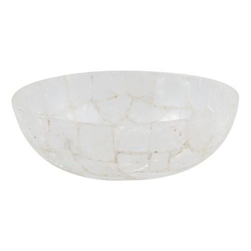 GemLook GL419 håndlavet håndvask i transparent bjergkrystal Ø40 cm