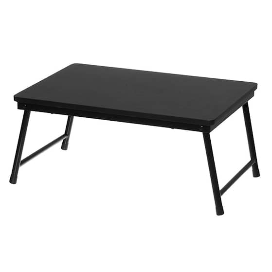 4Living bakkebord i sort, foldbar 50 x 35 cm