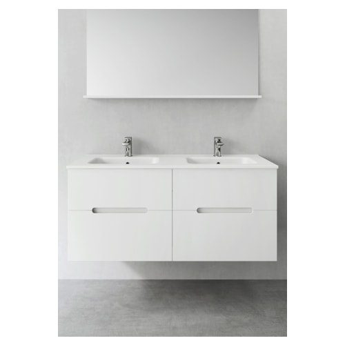 Hafa Sun vaskeskab i antracit med 4 skuffer og integreret greb 120 cm