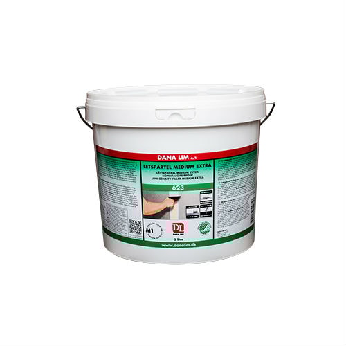 Dana letspartel medium extra 623 10 ltr i lysgrå