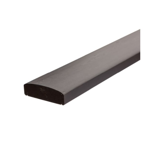 Plus håndliste til gelænder grundmalet sort 114 x 34 mm x 210 cm