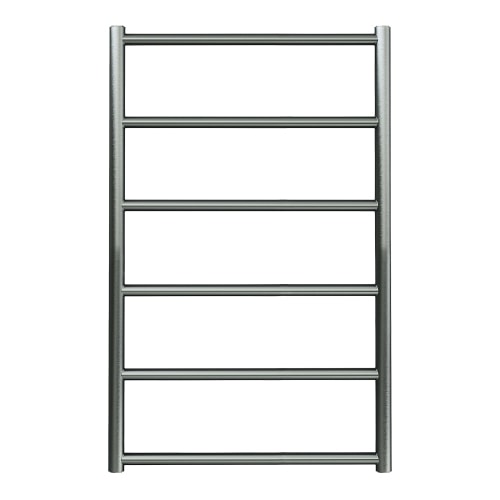 Kriss Polaris håndklædetørrer i børstet stål 800 x 503 mm. Centermål 468 mm