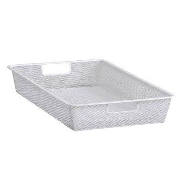 Elfa Standard meshkurv 35 i hvid 327 x 85 x 527 mm