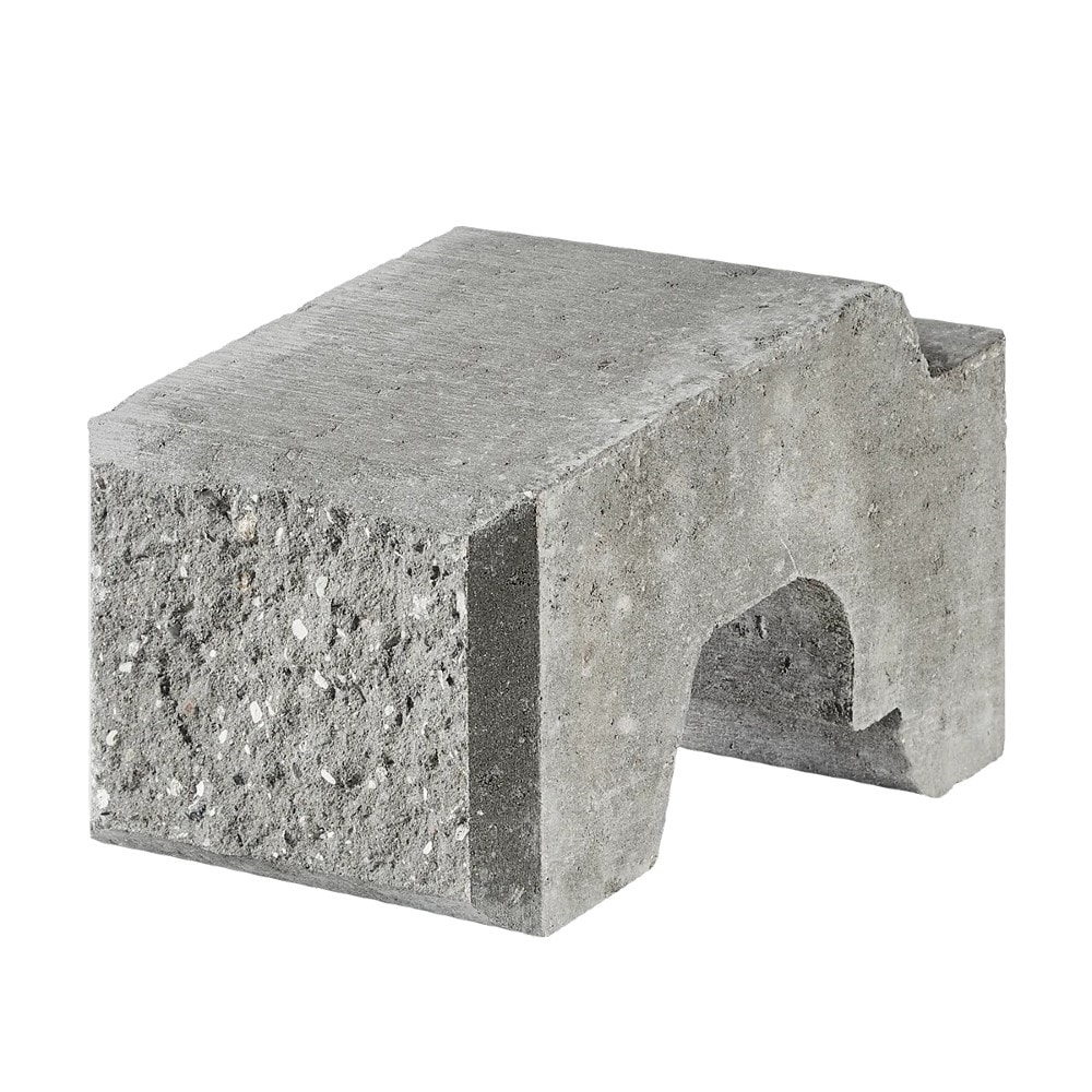 IBF Danblok eksklusiv tilpasning til hjørne 22,5 x 34 x 17 cm i grå