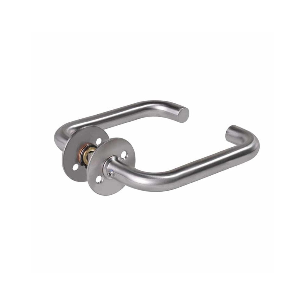 Jasa dørgreb U-form i børstet stål Ø16 mm