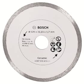 Bosch diamantskæreskive 125 mm til fliser